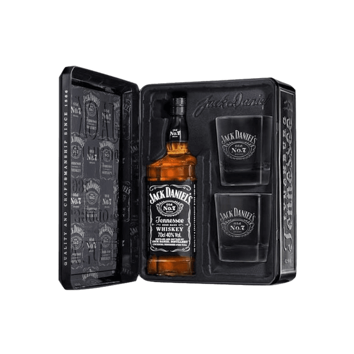 WHISKY JACK DANIEL 70CL COFFRET METAL