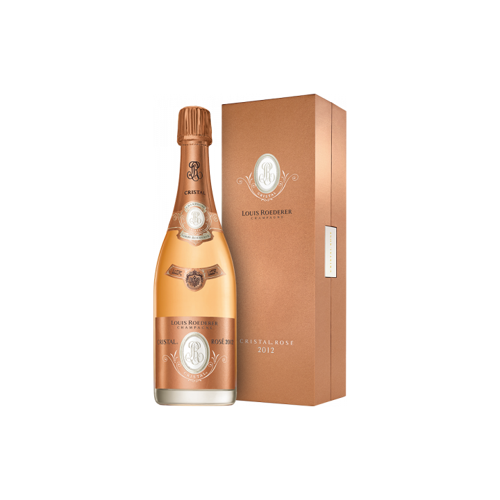 Champagne LOUIS ROEDERER cristal rosé coffret (75cl)