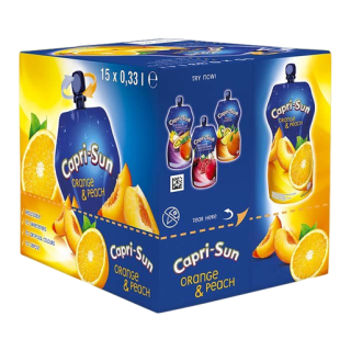 Jus CAPRI-SUN orange & pêche (15 x 33cl)