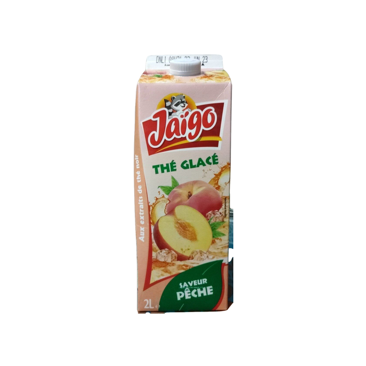 Jus JAÏGO thé pêche (6 x 2L)