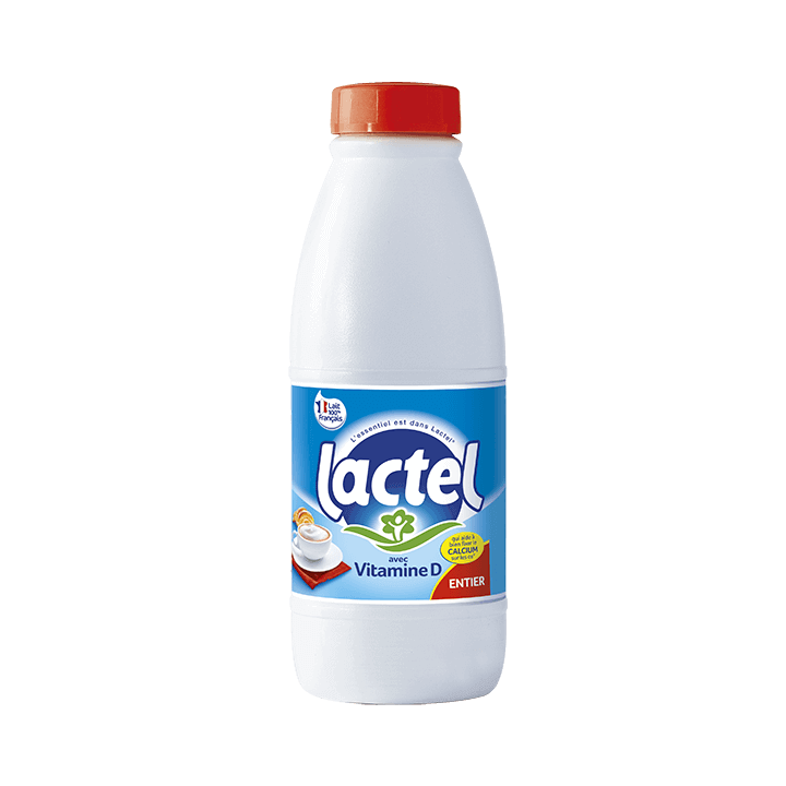 Lait LACTEL entier avec vitamine D btle (2 x (6 x 1L))