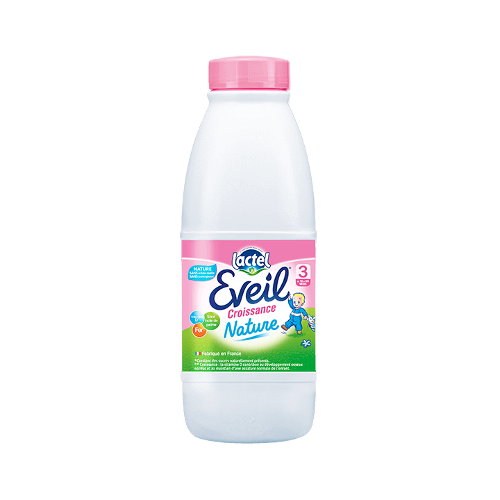 Lait LACTEL éveil croissance nature btle (2 x (6 x 1L))