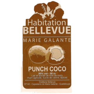 Punch HABITATION BELLEVUE coco 18% (50cl)