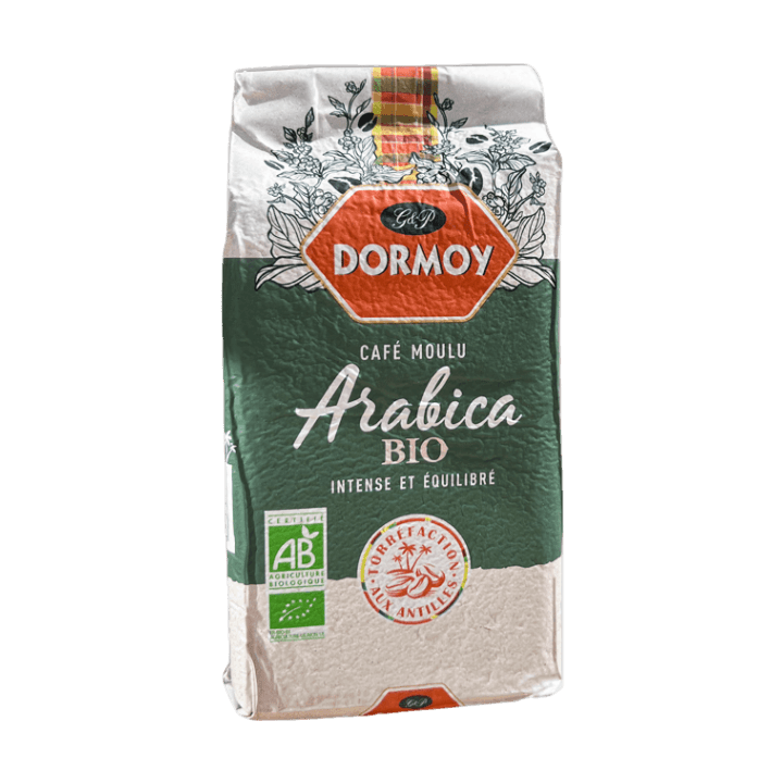 Café DORMOY moulu 100% arabica bio (2 x 250g)