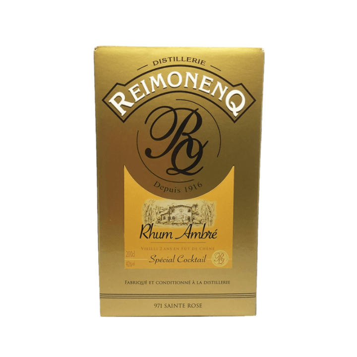 Rhum ambré REIMONENQ 2 ans spécial cocktail 40% (cubi 2L)