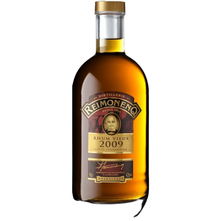 Rhum vieux REIMONENQ cuvée fernand d'or 2009 45% (70cl)