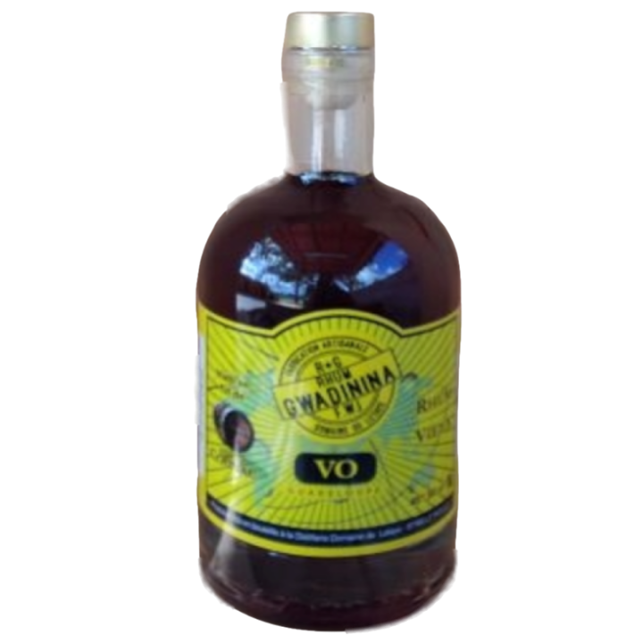 Rhum vieux GWADININA VO cognac 40% (50cl)