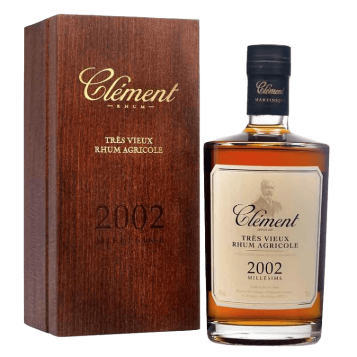 Rhum vieux CLEMENT 2002 millésime 42% (70cl)