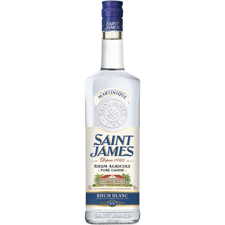 Rhum blanc SAINT-JAMES 55% (1L)