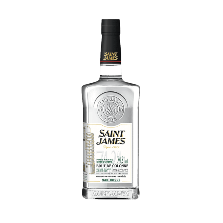 Rhum blanc SAINT-JAMES brut de colonne 74,2% (70cl)