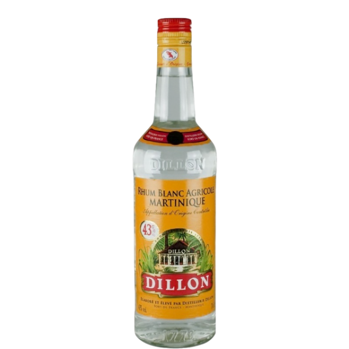 DILLON Rhum Blanc 43° 1 L