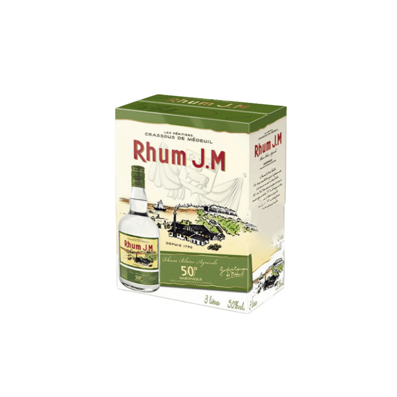 Rhum blanc JM 50% (cubi 3L)