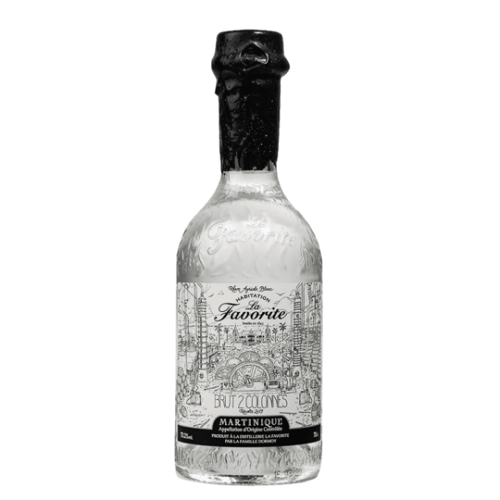 Rhum blanc LA FAVORITE brut de colonne récolte 2019 73,4% (70cl)