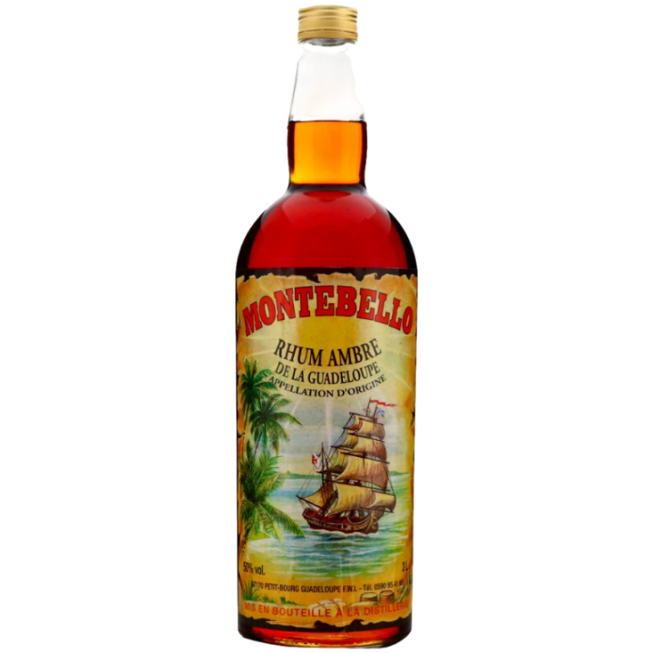 Rhum ambré MONTEBELLO 75% (1L)