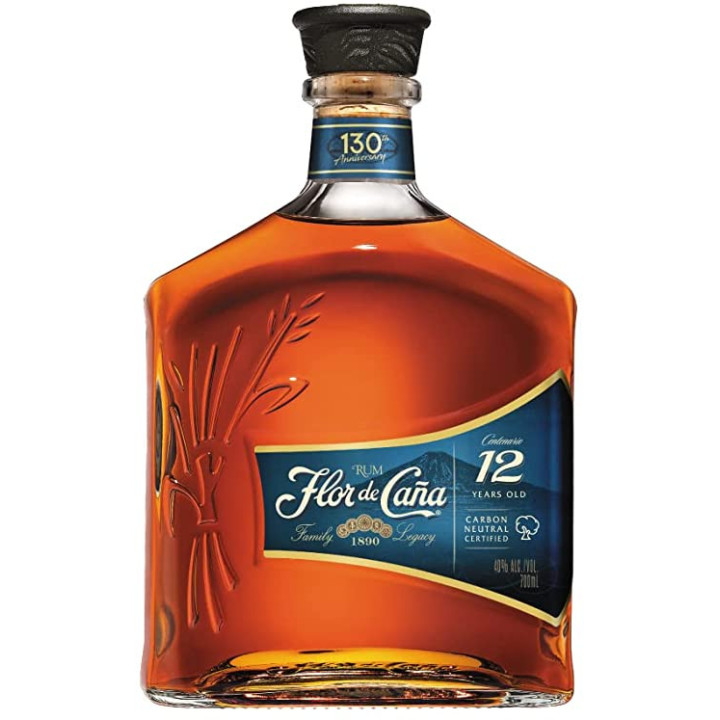 Rhum ambré FLOR DE CANA 12 centenario nicaragua 40% (70cl)