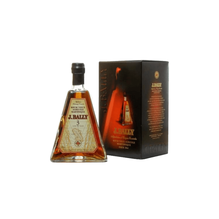 RHUM J.BALLY 3ANS PYRAM.70CL 45