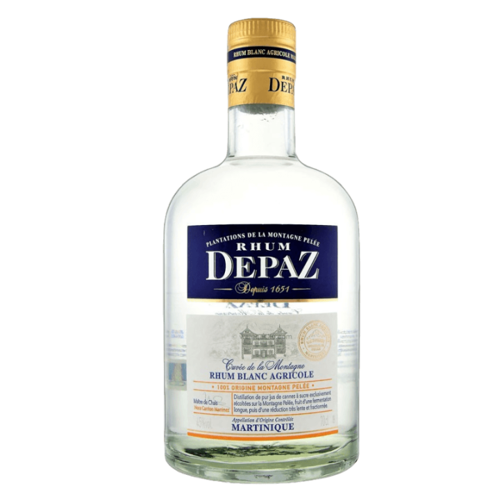 Rhum blanc DEPAZ cuvée de la montagne 45% (70cl)