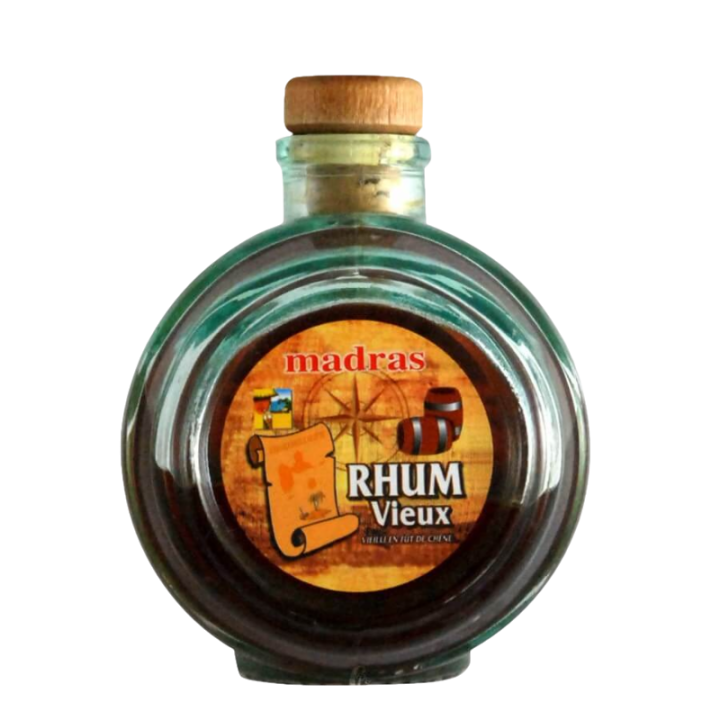 Rhum vieux MADRAS tonneau 50% (50cl)