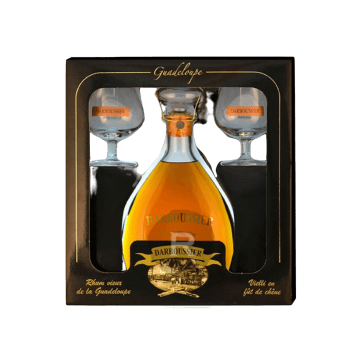 Rhum vieux DARBOUSSIER 42% (70cl) coffret + 2 verres