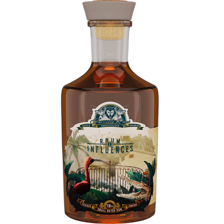 Rhum vieux FAMILLE RICCI influence 1 trinidad jamaïque 46% (70cl)