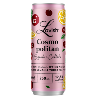 Vodka LAVISH Cosmopolitan 12,5° (24 x 25cl)