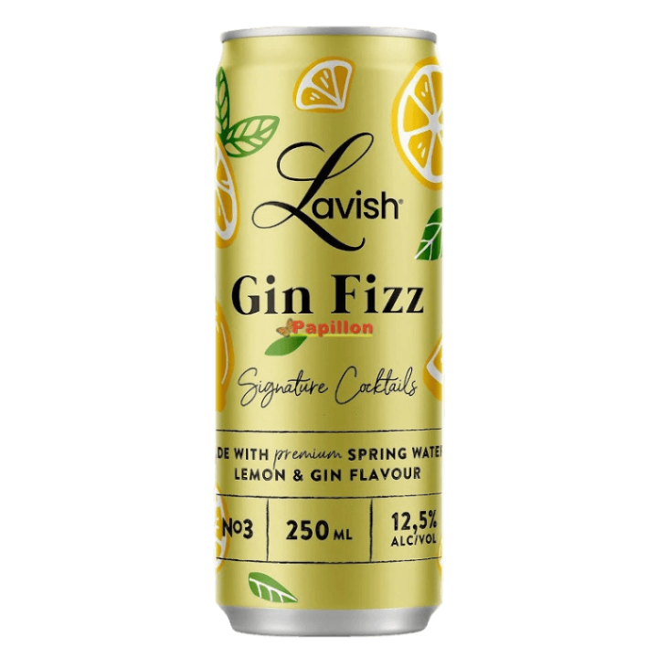 Vodka LAVISH gin fizz 12,5° (24 x 25cl)