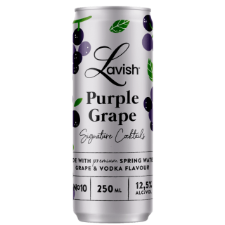 Vodka LAVISH purple grape 12,5° (24 x 25cl)