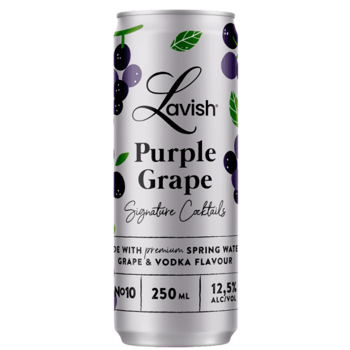 Vodka LAVISH purple grape 12,5° (24 x 25cl)