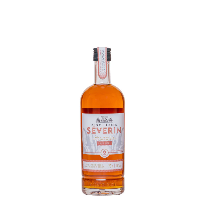 Rhum vieux SEVERIN 6 ans d'âge 45% (70cl)