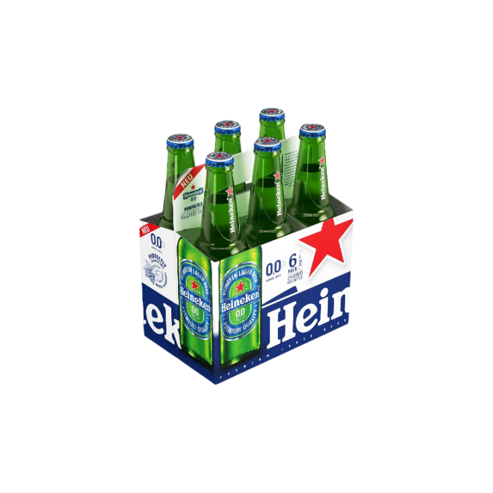 Bière HEINEKEN 0% btle en verre (24x 25cl)