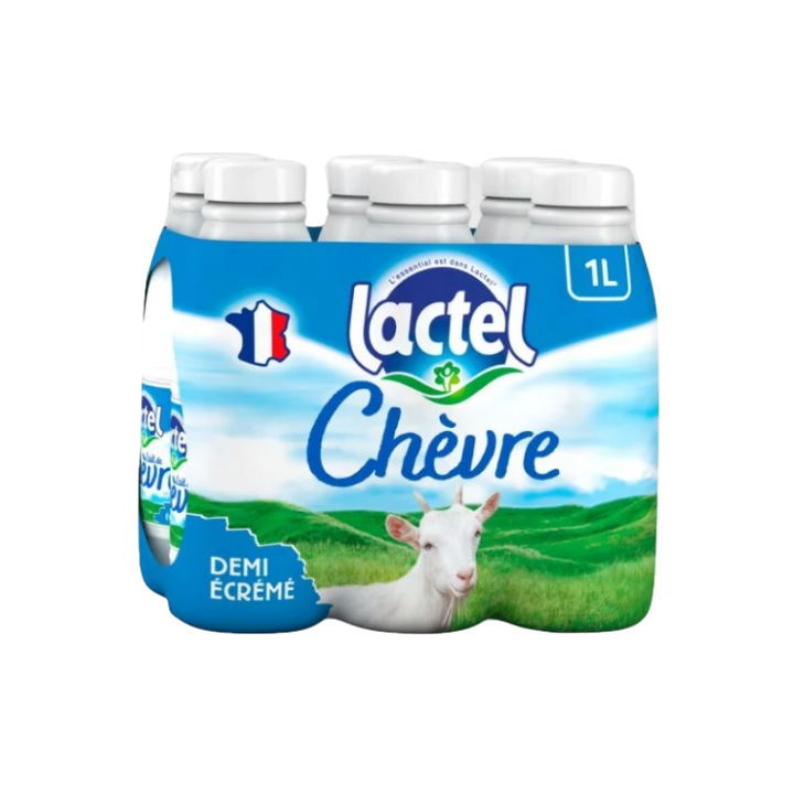 Lait LACTEL chèvre demi écrémé (2 x (6 x 1L))