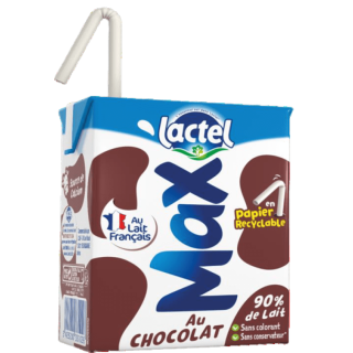Lait Lactel Max Choco (20cl x4x6)