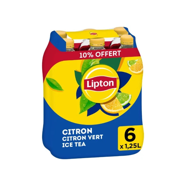 LIPTON ICE TEA citron PET (6 x 1.25L)