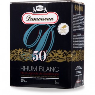 Rhum blanc DAMOISEAU 50° (cubi 3L)