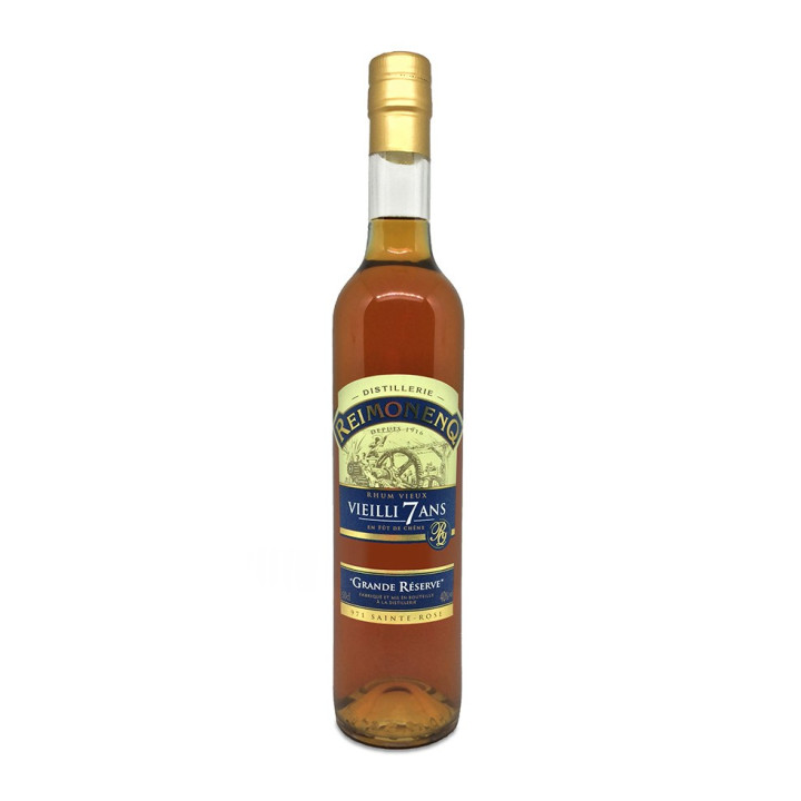 Rhum vieux REIMONENQ 7 ans grande réserve 40% (50cl)