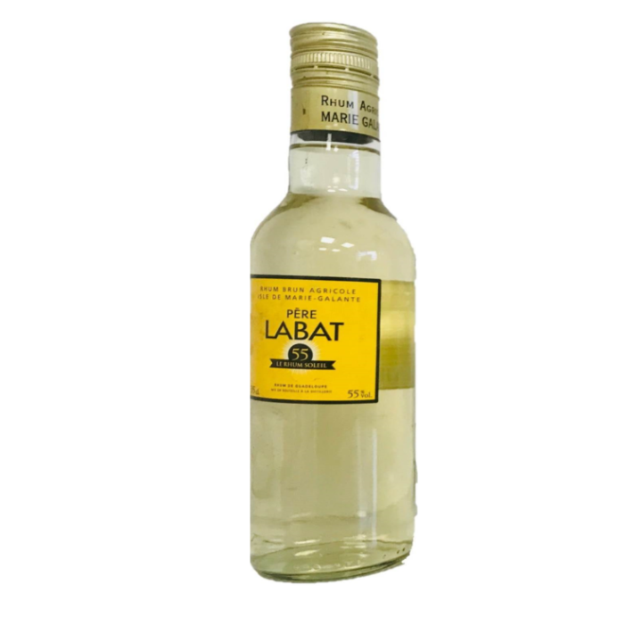 Rhum ambré PERE LABAT soleil 55% (35cl)