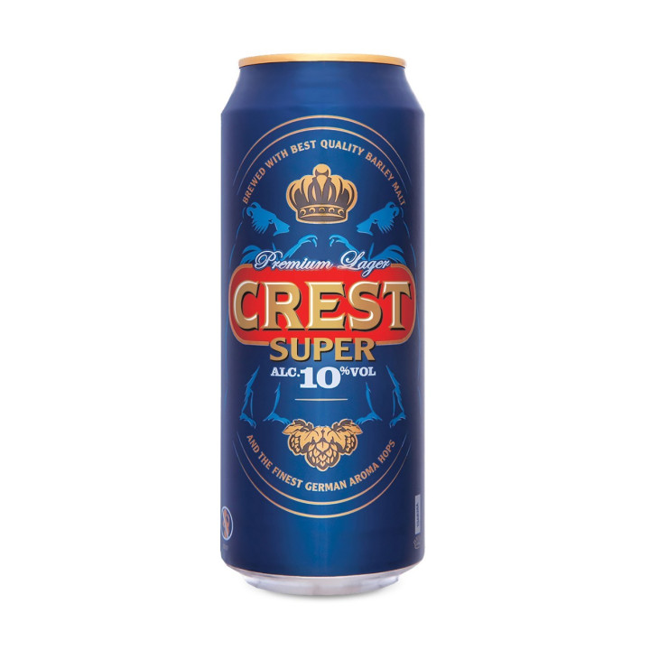 Bière CREST super 10% canette (24 x 50cl)