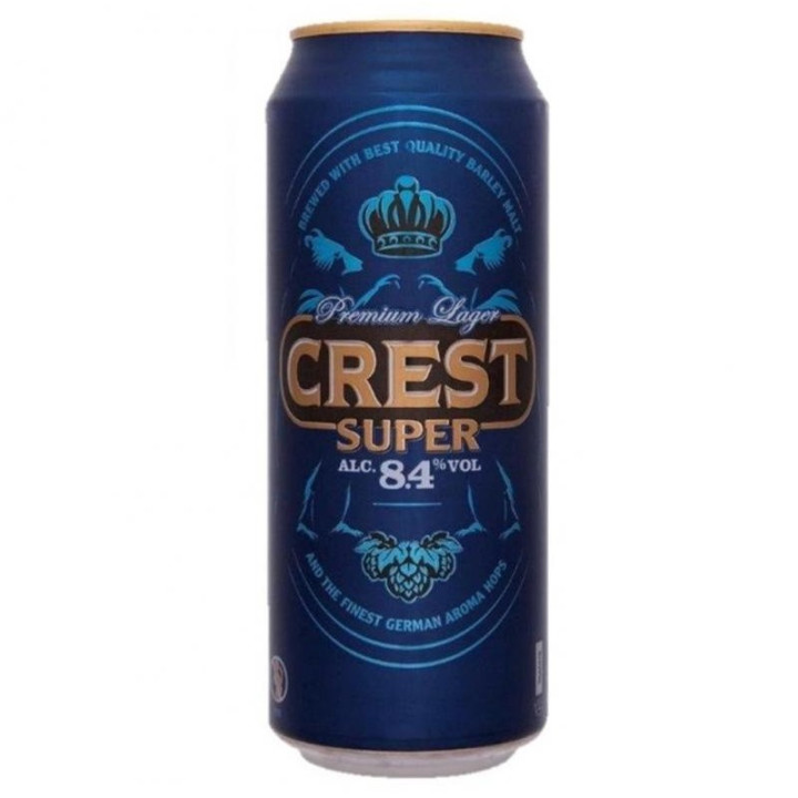 Bière CREST super 8,4% canette (24 x 50cl)