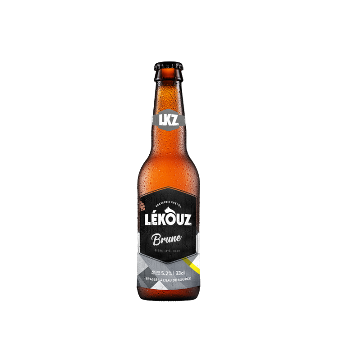 Bière LEKOUZ brune 5,2% (6 x 33cl)